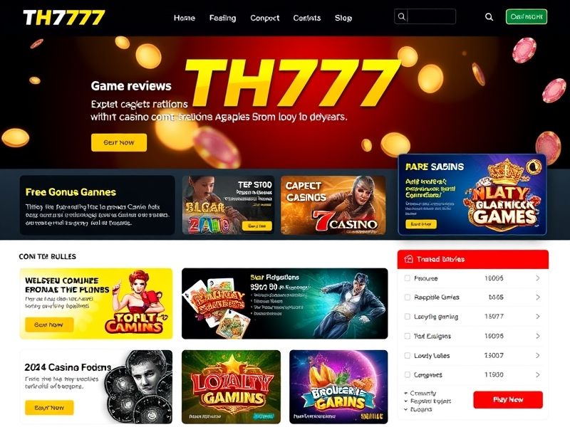 Discover the official portal for th777 login.com – your premier destination for online casino games, live dealers, exclusive promotions, and secure real-money gambling experiences. Play now for thrilling rewards!